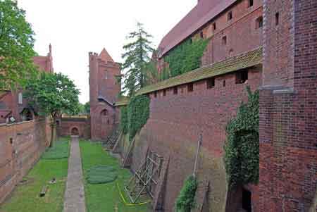 Chateau suprieur de Malbork Pologne - Marienburg