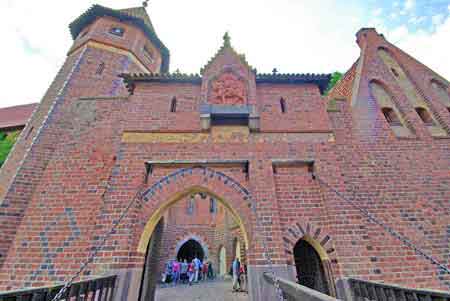Chateau supérieur de Malbork Pologne - Marienburg