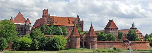 Chateau de Malbork Pologne - Marienburg