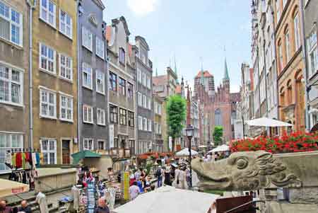 Gdansk - Dantzig - Pologne rue MAriaka