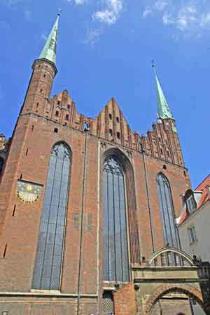 Gdansk - Dantzig - Pologne - Basilique Notre dame