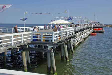 Sopot  La jetée en bois Pologne