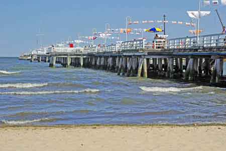 Sopot La jetée en bois Pologne