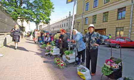 St Petersbourg marché Kouznetchny