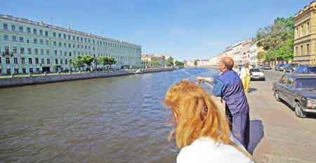 St Petersbourg - la rivière Fontanka