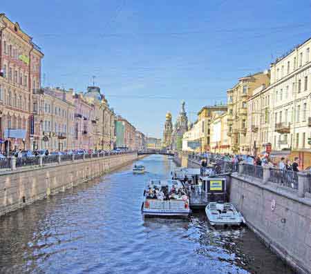 St Pertersbourg   le canal Griboiedov