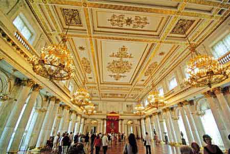 St Petersbourg: le palais d'hiver et le musée de l'hermitage