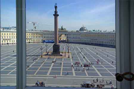 St Petersbourg: le palais d'hiver et le musée de l'hermitage