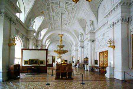 St Petersbourg: le palais d'hiver et le musée de l'hermitage