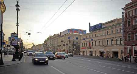 St Petersbourg la perspective Nevski