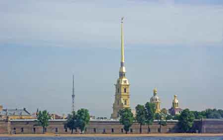 St Petersbourg  la forteresse Pierre et Paul