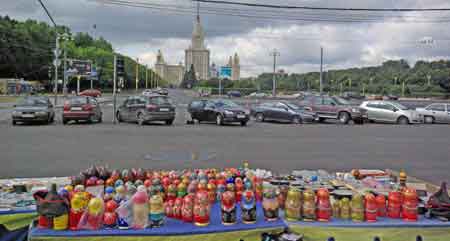 Moscou : la colline  des moineaux