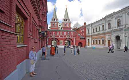 la place Rouge de Moscou