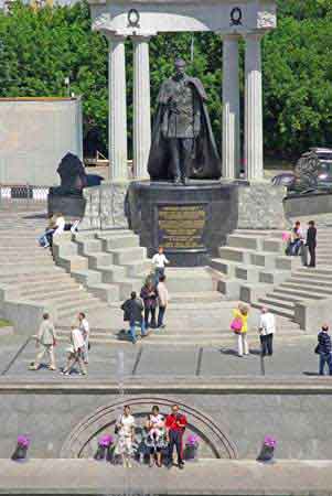 Moscou :  le jardin Alexandrovski