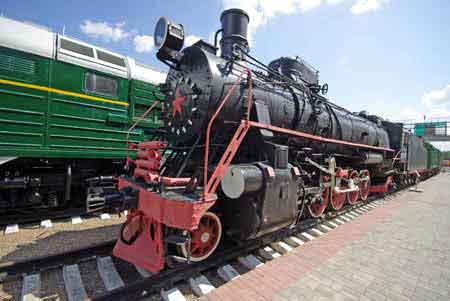 Novossibirsk musée des trains et des voitures Seyatel  Sibérie Russie