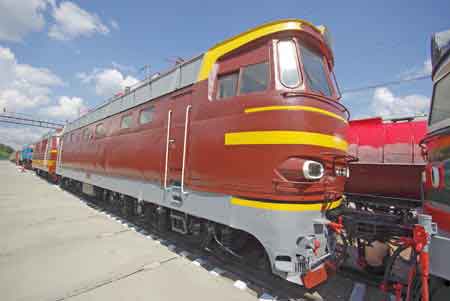 Novossibirsk musée des trains et des voitures  Seyatel Sibérie Russie