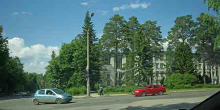 Novossibirsk la  cité des sciences et des chercheurs Sibérie Russie
