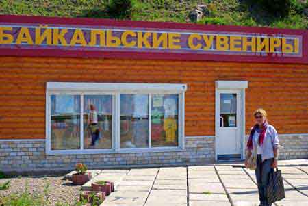 boutique à Listvyanka - lac Baikal - 