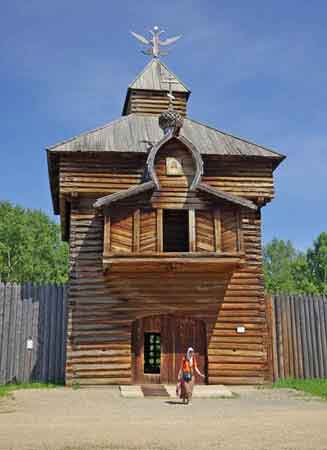 musée en plein air Taltsi ou Talzy près d'Irkoutsk - Sibérie 