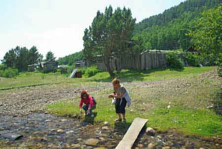 Bolshie Koty sur le lac Baïkal - Russie