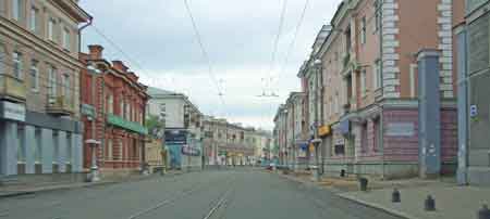 Rue à Irkoutsk
