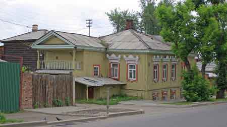 les anciennes isbas d'Irtousk