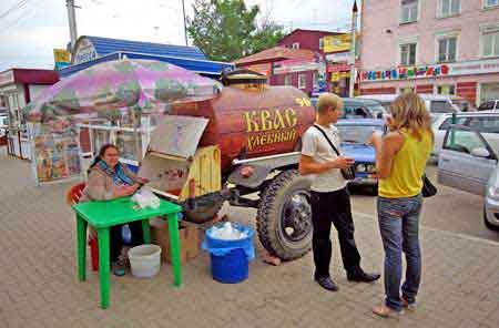 marché à Irkoutsk  Sibérie Russie