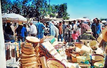 marché à Zarzis Tunisie