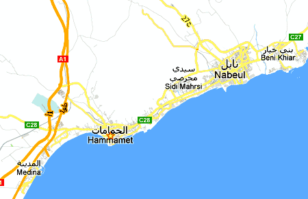 hammamet carte