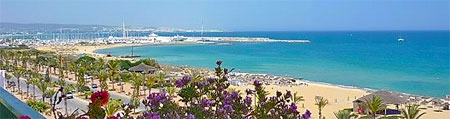 Hammamet la Plage et le front de mer Tunisie