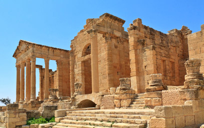 temple  Sbeitla Tunisie