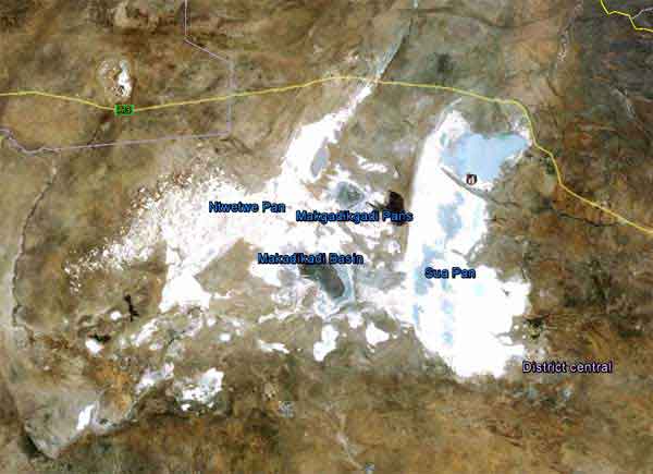 Makgadikgadi pans