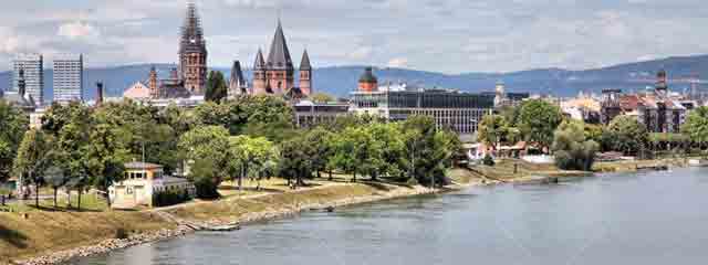 le rhin à mayence