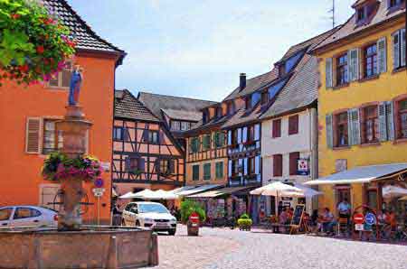 Turckheim route des vins Alsace France