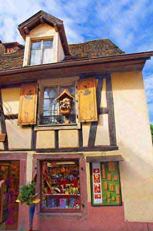 Ribeauville Alsace Route des vins France