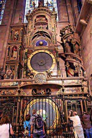 horloge astronomique de la cathédrale de Strasbourg Alsace