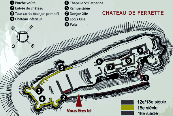 chateau de Ferrette Sundgau Alsace