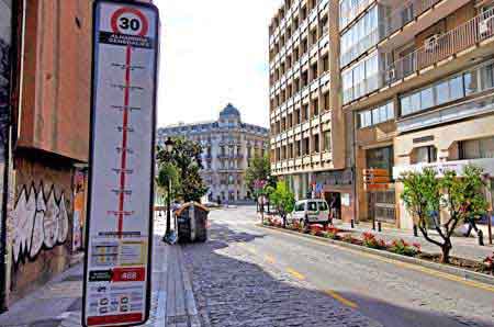 arret bus pour alambra de Grenade Andalousie