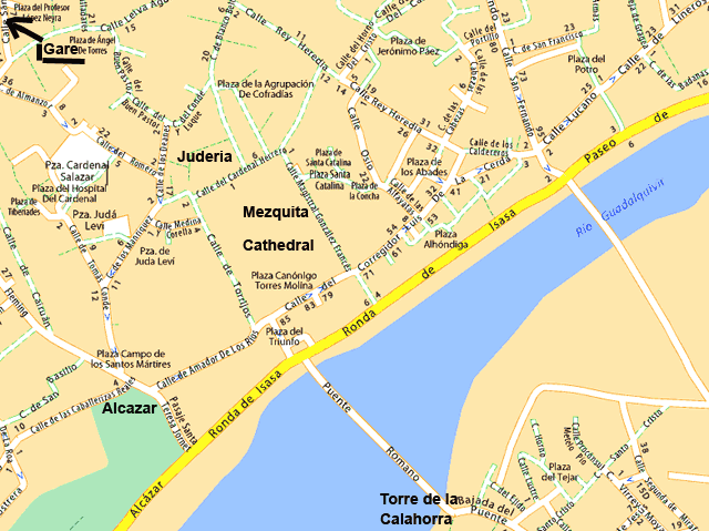 Carte de Cordoue