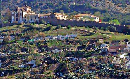 Grenade Sacromonte habitations troglodytes