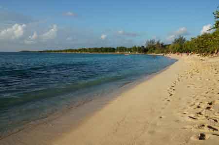 Grande Anse plage a Deshaies Guadeloupe
