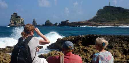 la pointe des châteaux Saint François Guadeloupe