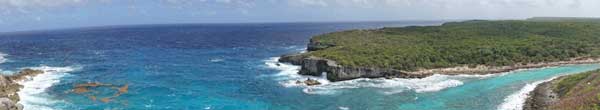 la porte d'enfer, la plage et le trou de madame coco - Guadeloupe