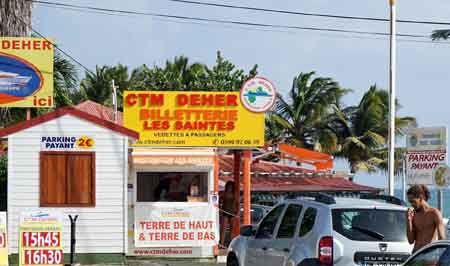 Trois Rivières sur Basse terre en Guadeloupe