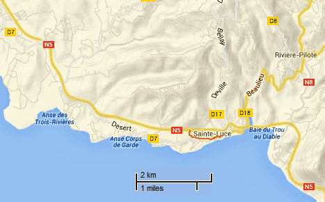 carte de Ste Luce - Google maps