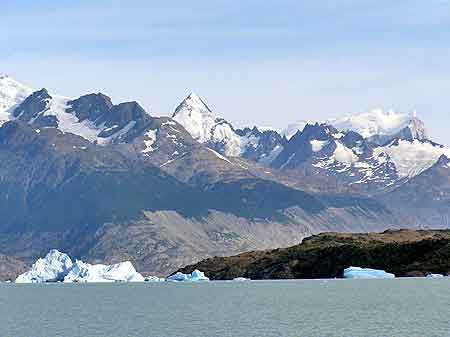 Argentine  glacier Upsala Patagonie 