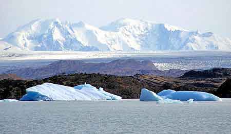 Argentine  glacier Upsala Patagonie 