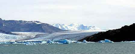 Argentine  glacier Upsala Patagonie 