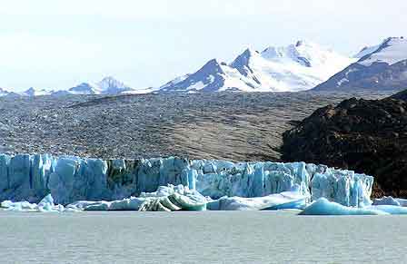 Argentine  glacier Upsala Patagonie 