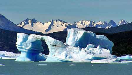 Argentine  glacier Upsala Patagonie 